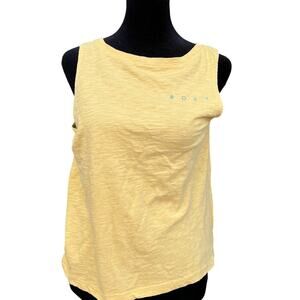 ROXY, size medium women’s yellow tank top, crewneck